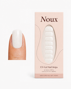 Donut Glaze UV gel nail strips by Noux