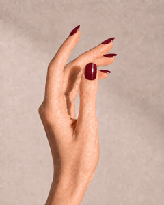 Wine O'Clock UV gel nail strips by Noux