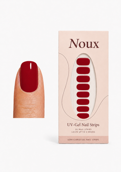 Maraschino UV gel nail strips by Noux