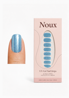Ice Chrome UV gel nail strips by Noux