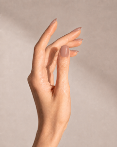 Salted Caramel UV gel nail strips by Noux