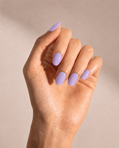 Lilac Love UV gel nail strips by Noux