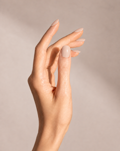 Oat Milk UV gel nail strips by Noux