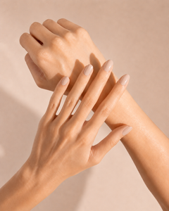 Oat Milk UV gel nail strips by Noux