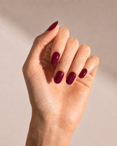 Cherry Cola UV gel nail strips by Noux