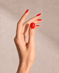 Persimmon Punch UV gel nail strips by Noux