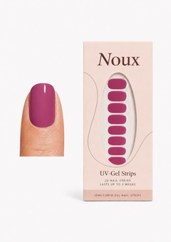 Mauve Over UV gel nail strips by Noux