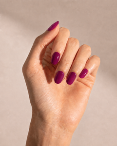 Plum Noir UV gel nail strips by Noux