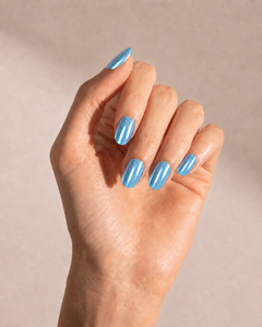 Ice Chrome UV gel nail strips by Noux