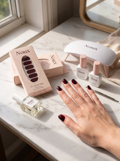 Noux Starter Kit gel manicure result