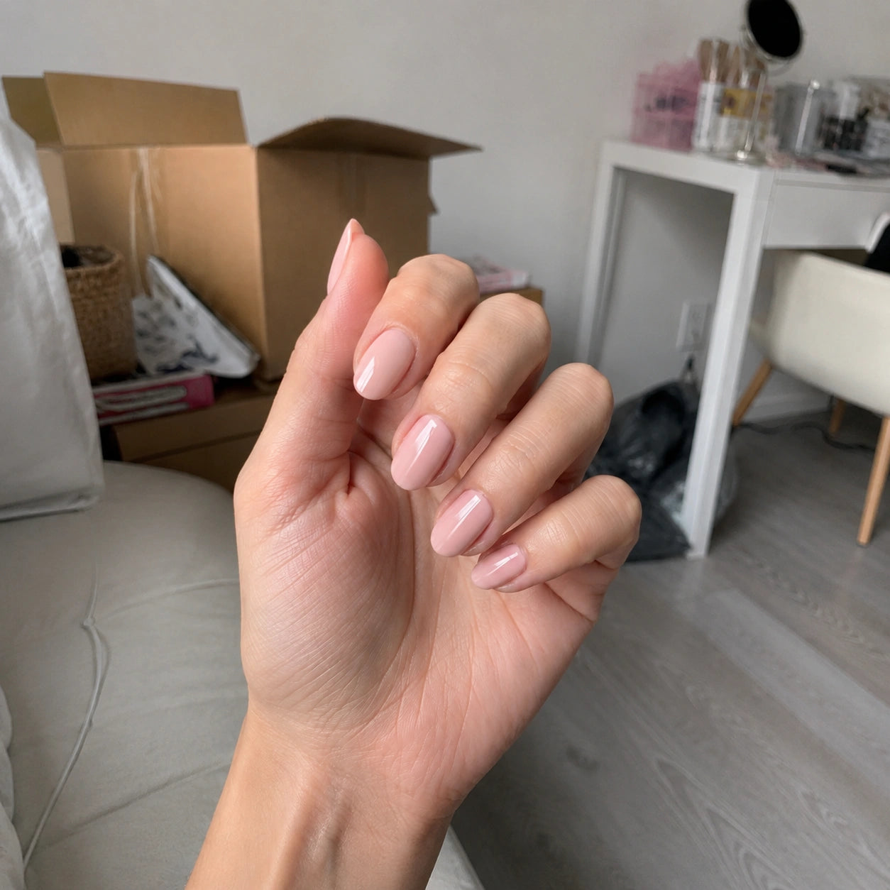 Freshly applied before the move
