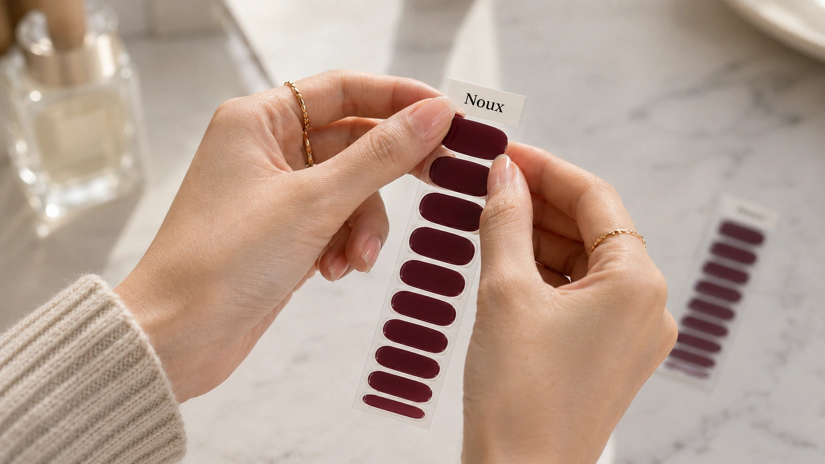 <p>1. Salon nails in 15 minutes, right at home 💅</p>